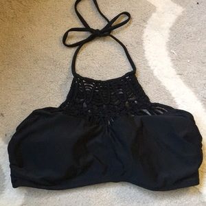 Black bikini top